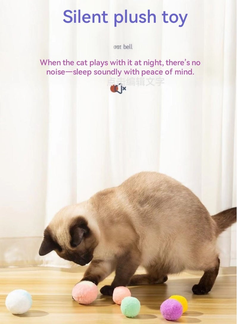 Cat Toy Set Kitten Toys Cat Ball Interactive Cat Toy Ball For Medium Sized Cats And Small Kitten - Image 5
