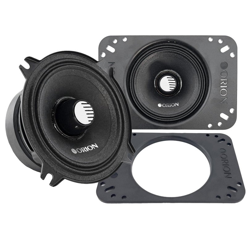 ORION Cobalt CM452 High Efficiency 4" / 4x6 Mid-Range Bullet Loudspeakers, 400W Max Power, 100W RMS, 2 Ohm, 1.2" Voice Coil - Pro Car Audio Stereo, Midrange Speakers (Pair) - Image 1
