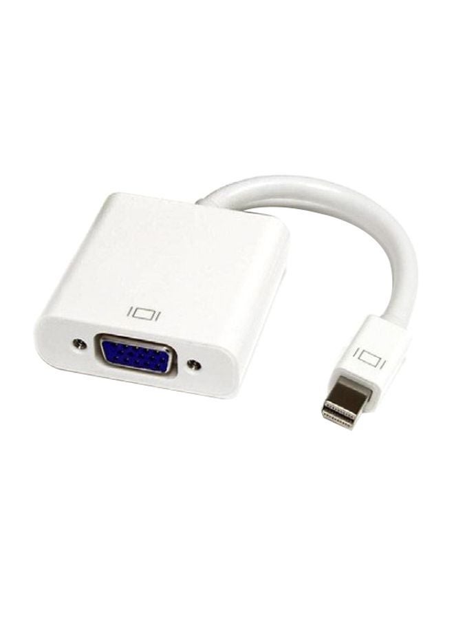 Loquat Mini Displayport To VGA Converter White