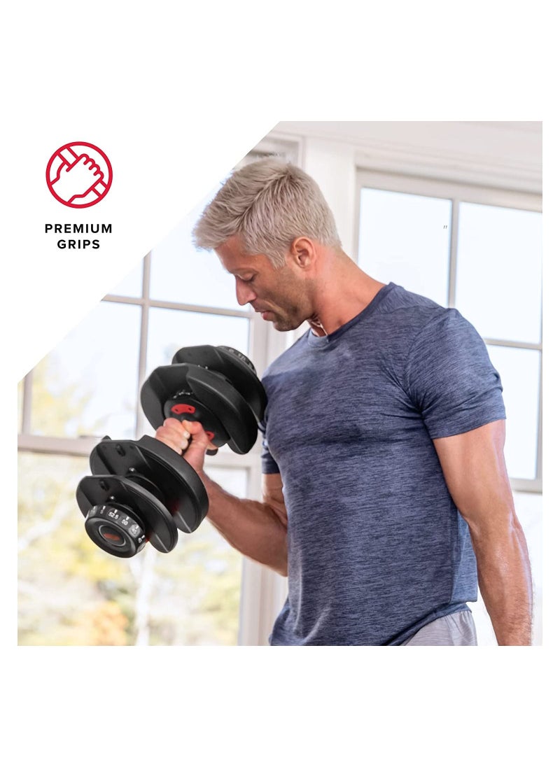 Generic Adjustable Double Dumbbell, Professional Comprehensive Training Equipment for Home Gym, Non-Slip Handle, Rust-Resistant  - Image 4