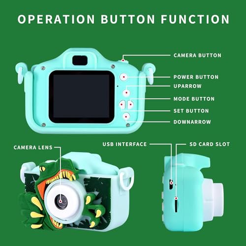 BLiSS HUES Digital Camera for Kids (Green 2) - Image 4