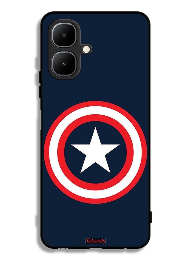 Tolwak Infinix Smart 10 Protective Case Cover Captain America
