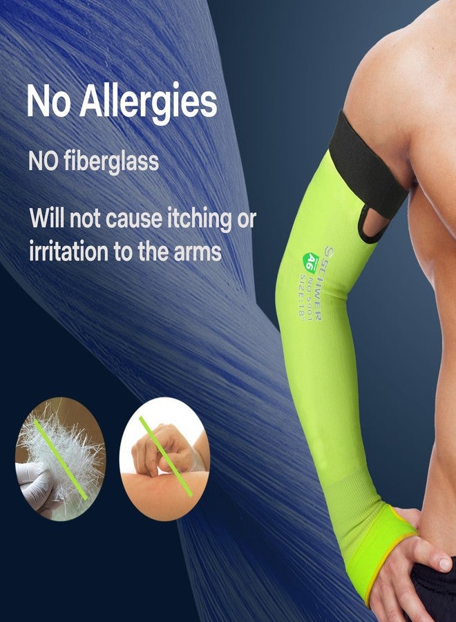 Schwer 2 Pairs ANSI A6 Cut Resistant Sleeves, 18 inch Protective Arm Sleeves with Thumb Hole for Arm Work Protection, Arm Guards for Gardening, Cutting Metal, Repairing, Kitchen, Pet Grooming - Image 4