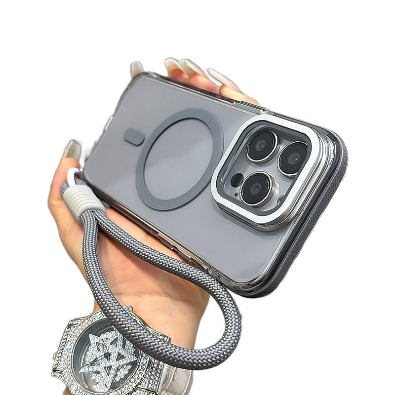 غطاء MagSafe | حماية من السقوط | حامل قائم | برتقالي | مقاوم للصدمات لـ iPhone 14 / 14 Plus / 14 Pro / 14 Pro Max - Image 2