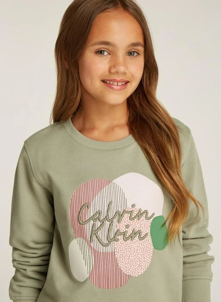 Calvin Klein Jeans Youth Graphic Logo Sweatshirt