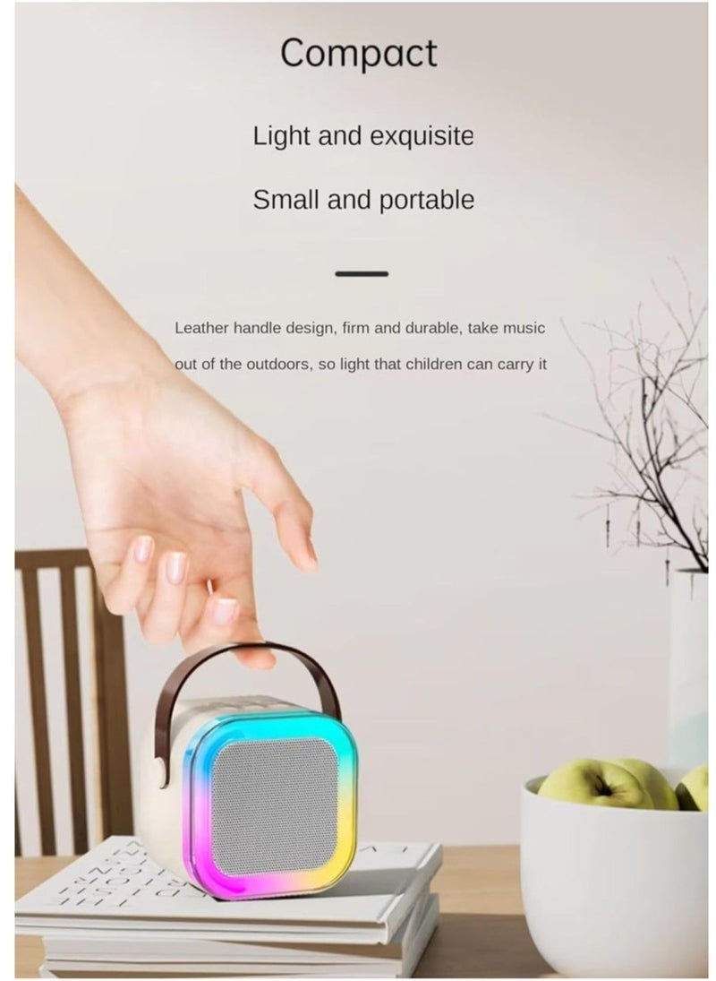 JAJEEK "Mini Bluetooth Karaoke Machine for Kids – Wireless Microphone & LED Lights" - Image 5