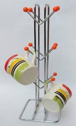 SHIVICREATIONS SHIVICREATIONS Premium Steel Cup Stand Tea Coffee Cup Mug Stand Modular Kitchen Rack Specially Designed for Hold 12 Cups 12 Cups_H34 Cm L11 Cm B11 Cm Cup Stand Kitchen Rack - Image 5