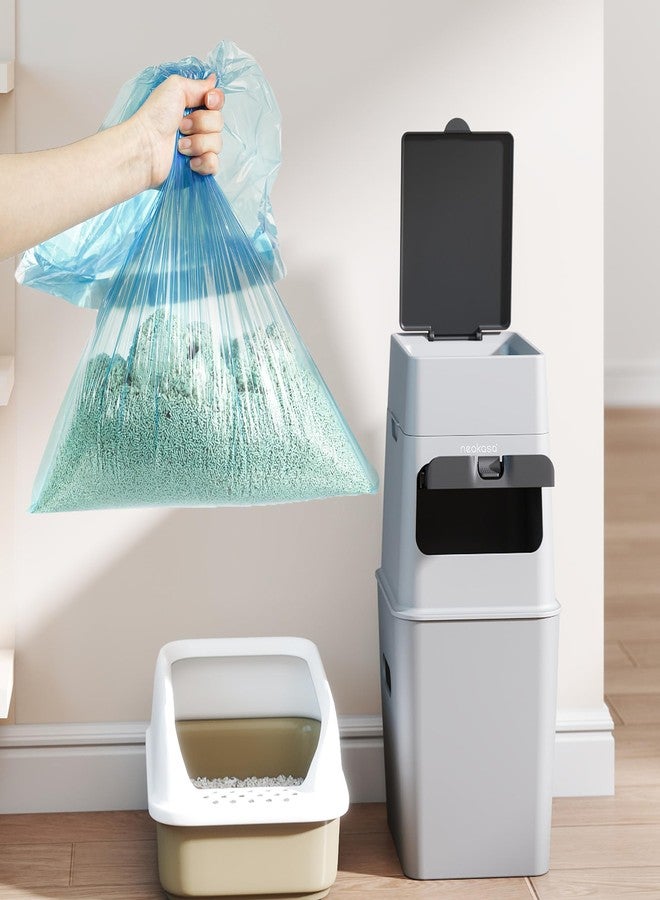 Neakasa XXL Refill Bags for PooGuard Cat Litter Bin, 7-Layer EVOH Odor Control with Good Sealing Function, 48pcs for Up to 12-Month Supply - Image 3