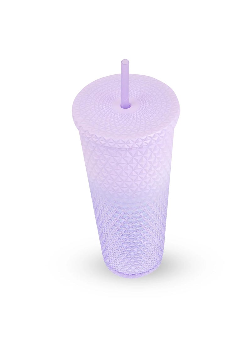 Hamster London - HAMSTER LONDON Holo Sipper Bottle - Purple | Stylish & Holographic Design | Portable, Durable, and Spill-Proof | 800ml Capacity for School, Office, Travel, and Gym - Image 1