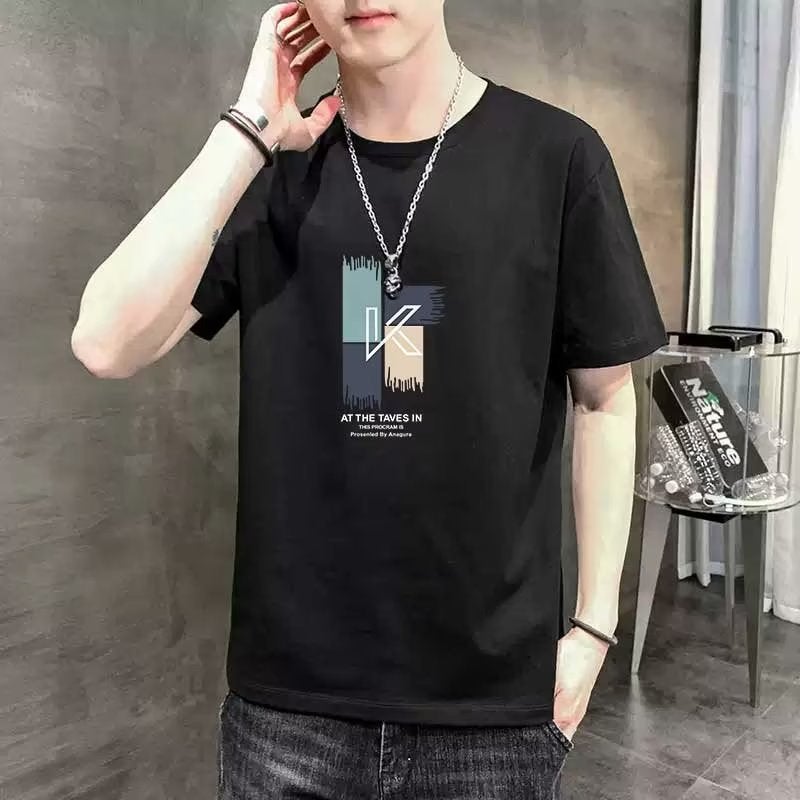 2023 Print Fashionable Elegant Spring T-shirt Fashionable Youth Popular Casual Half Sleeve Round Neck New Style Lazy Style - Image 3