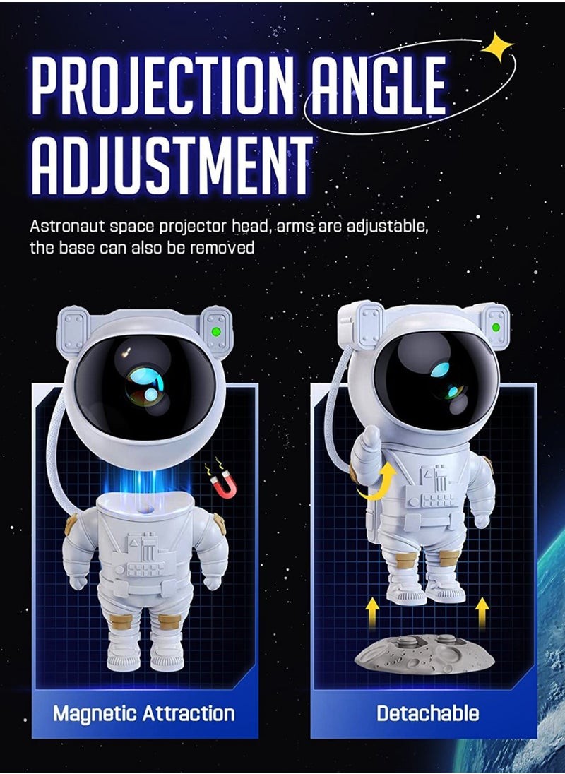 Toshionics Astronaut Star Projector Galaxy Night Light Space Starry Nebula LED Lamp with Timer and Remote Room Decor Aesthetic Gifts for Birthdays Valentine's Day Bedroom Ceiling Best for kids and Adul  - Image 5