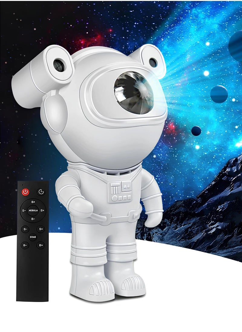 Toshionics Astronaut Star Projector Galaxy Night Light Space Starry Nebula LED Lamp with Timer and Remote Room Decor Aesthetic Gifts for Birthdays Valentine's Day Bedroom Ceiling Best for kids and Adul  - Image 1