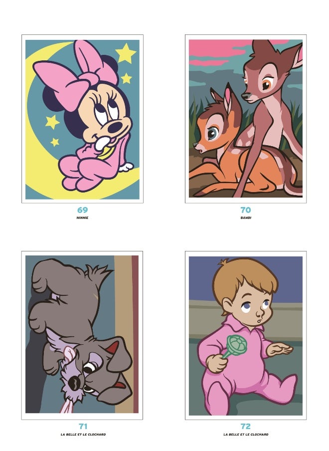 Coloriages mystères Disney Babies  - Image 1