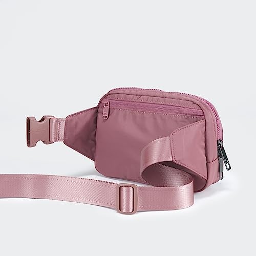 Pander Belt Bag Large 2L, Nylon Fanny Pack Purse for Women and Men with Adjustable Strap, Dune Pink - Image 4
