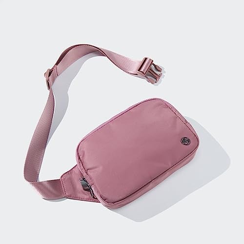 Pander Belt Bag Large 2L, Nylon Fanny Pack Purse for Women and Men with Adjustable Strap, Dune Pink - Image 2