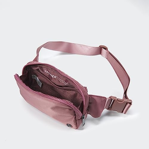 Pander Belt Bag Large 2L, Nylon Fanny Pack Purse for Women and Men with Adjustable Strap, Dune Pink - Image 5