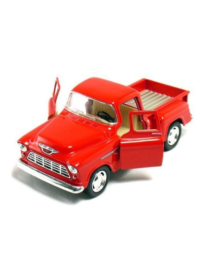KiNSMART 1955 Chevrolet Stepside Pickup Truck 5 Inch 1:32 Scale Die Cast Metal Little Truck (-4Set) - Image 2