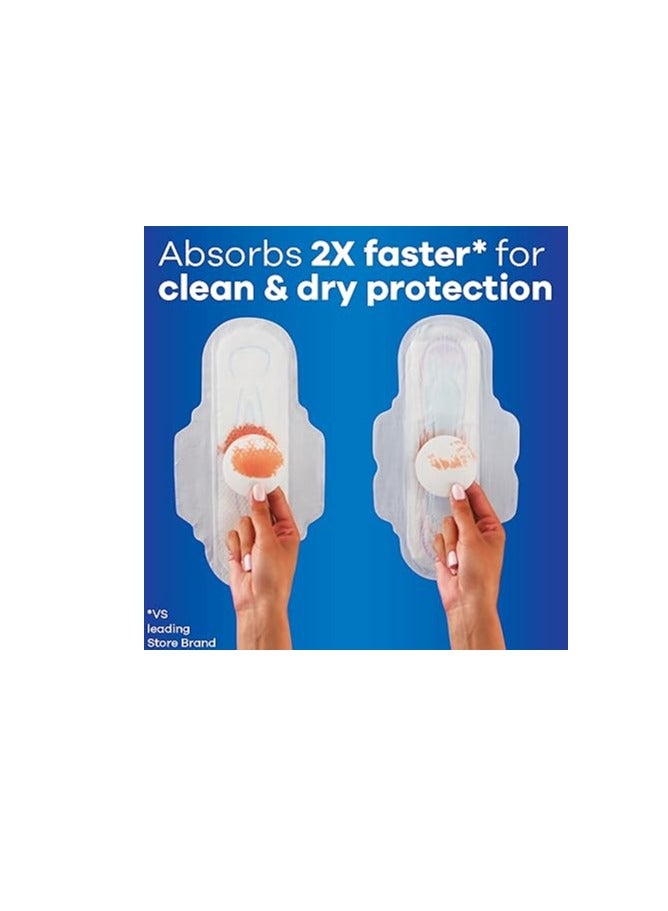 أولويز وسائد عادية فائقة النحافة مقاس 1 مع أجنحة غير معطرة، 46 قطعة (عبوة من واحدة)، اولويز - Image 3