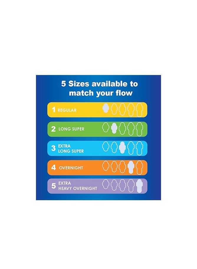 أولويز وسائد عادية فائقة النحافة مقاس 1 مع أجنحة غير معطرة، 46 قطعة (عبوة من واحدة)، اولويز - Image 5