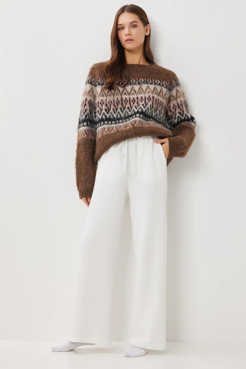 Happiness İstanbul ISTANBUL Wide Leg Jogger Pants with Drawstring Closure - Image 1