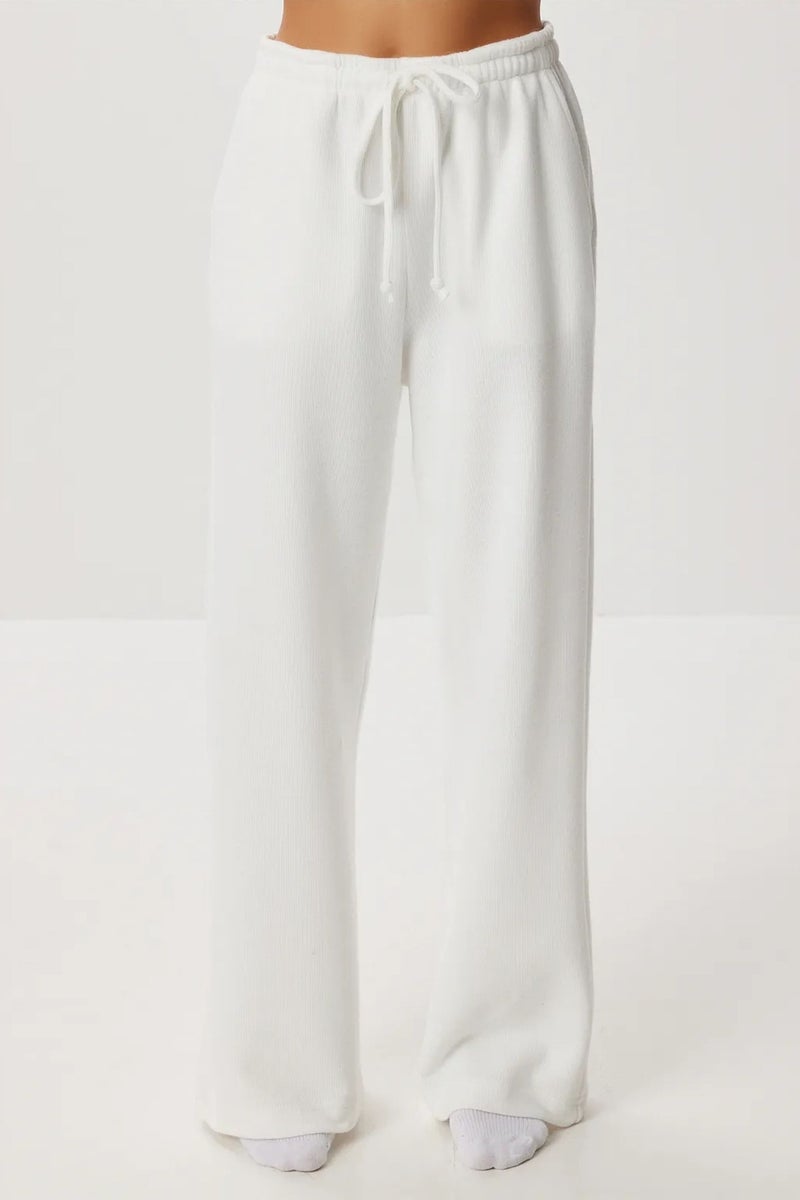 Happiness İstanbul ISTANBUL Wide Leg Jogger Pants with Drawstring Closure - Image 3