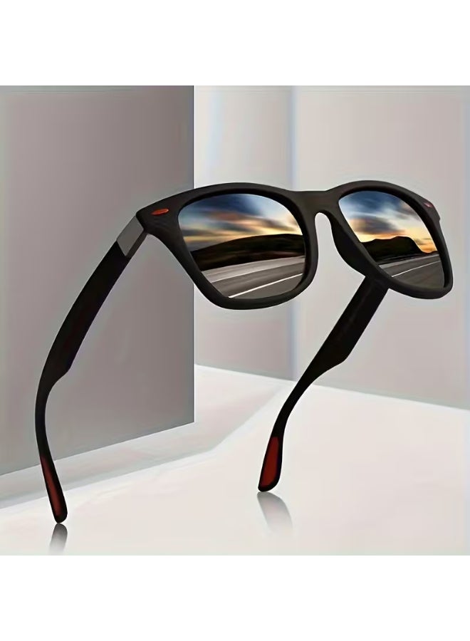 Arabash Men Women Classic Retro Fashion Glasses, PC Lenses, Durable Plastic Frame, Adjustable Hinges, Suitable for Events - Image 5
