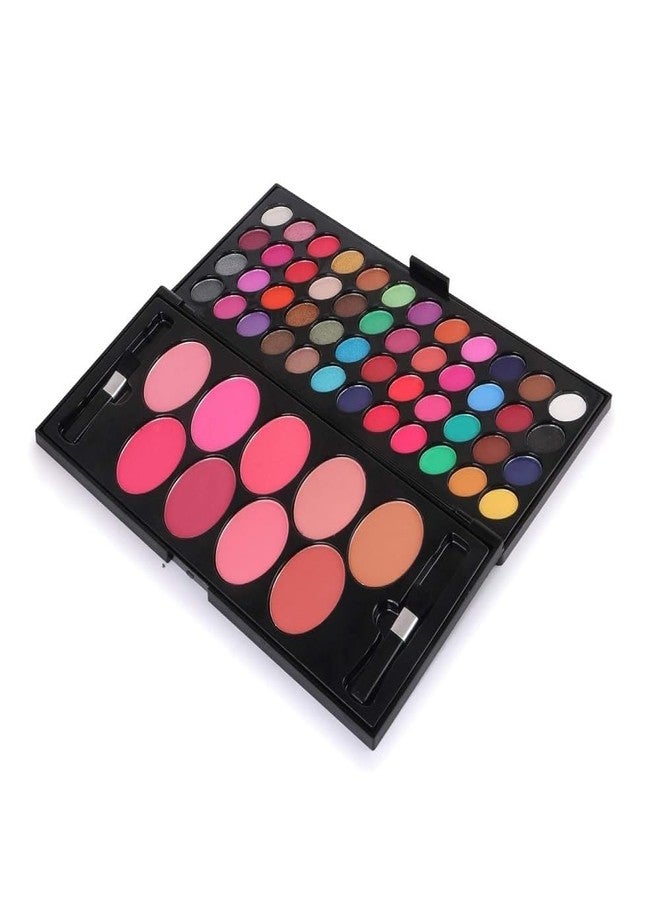 PROTYA 48 Colors Professional 48-Color Eyeshadow Palette & 9-Blush Beauty Ensemble with Brushes - Image 1
