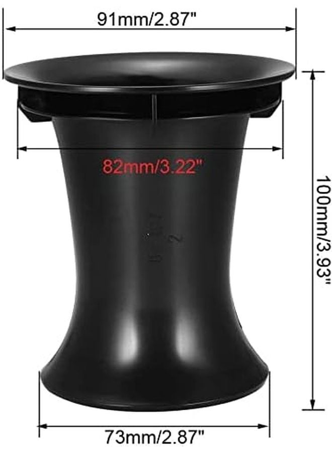 82mm x 100mm Subwoofer Bass Reflex Port Tube Speaker Vent Box Woofer - Image 3