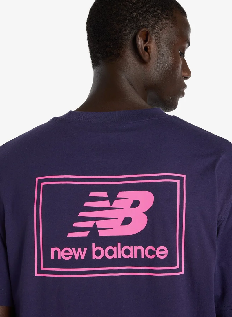 New Balance  Essential Label Logo T-Shirt for Men | Best Price UAE