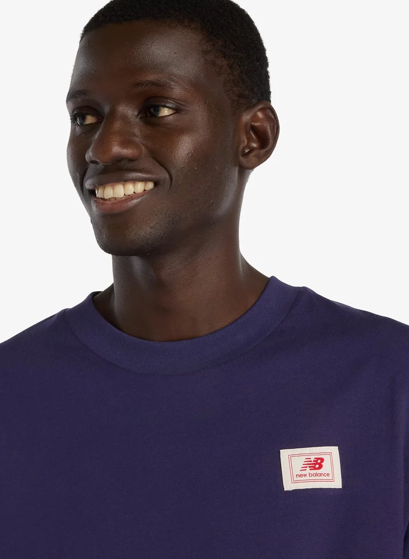 New Balance  Essential Label Logo T-Shirt for Men | Best Price UAE