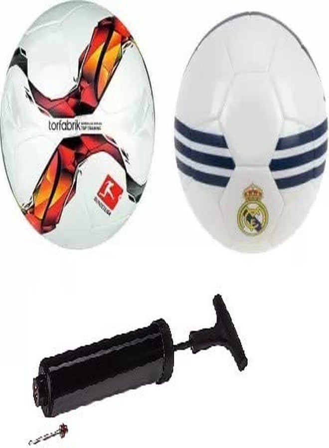 WIKIGO Set of Bundesliga & Madrid Football with Air Pump - Image 2