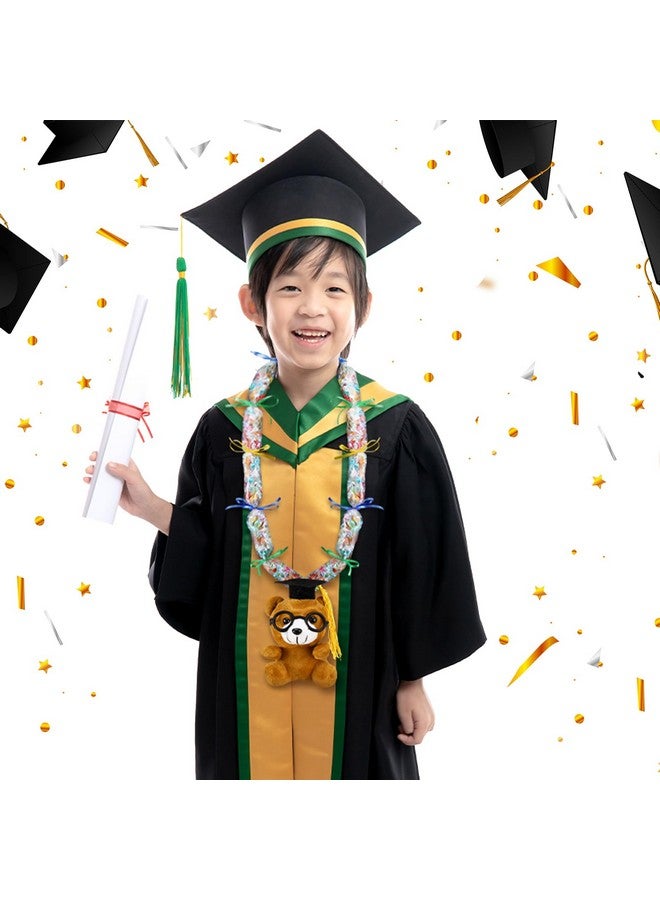 Glenmal 12 Pcs Graduation Stuffed Animal Candy Lei Making Kit Included 2 Inch x 110 yd Lei Bags 3 Rolls Ribbon 8 Animals Bulk 1 Roll Poly Tubing Class of 2025 Graduation Gift Kit - Image 2