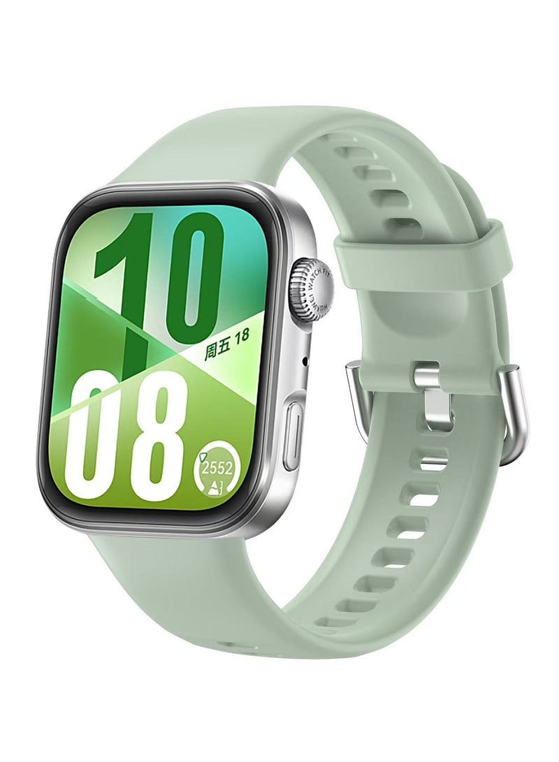 DKNG For Huawei Watch Fit4 Pro/Fit4/Fit3 Silicone Sport Band for Men/Women Green  - Image 1