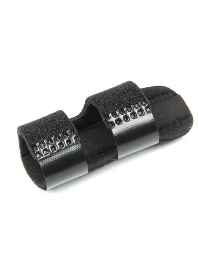 Realfrog 5-Piece Finger Splint Set Adjustable Trigger Bracket Knuckle Fixation Broken Finger Protector Broken Finger Straightening Arthritis Relief Pain Relief Black  - Image 4
