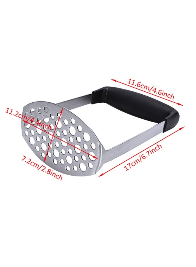 Stainless Steel Potato Masher，Perfect for Making Mashed Potato, Banana Bread, Pumpkin Puree and Vegetables  - Image 4
