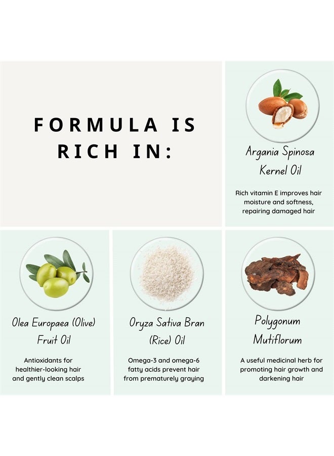 KILOMETS BLACK Hair Color Shampoo 13.5 FL.Oz (400ml) - Image 2