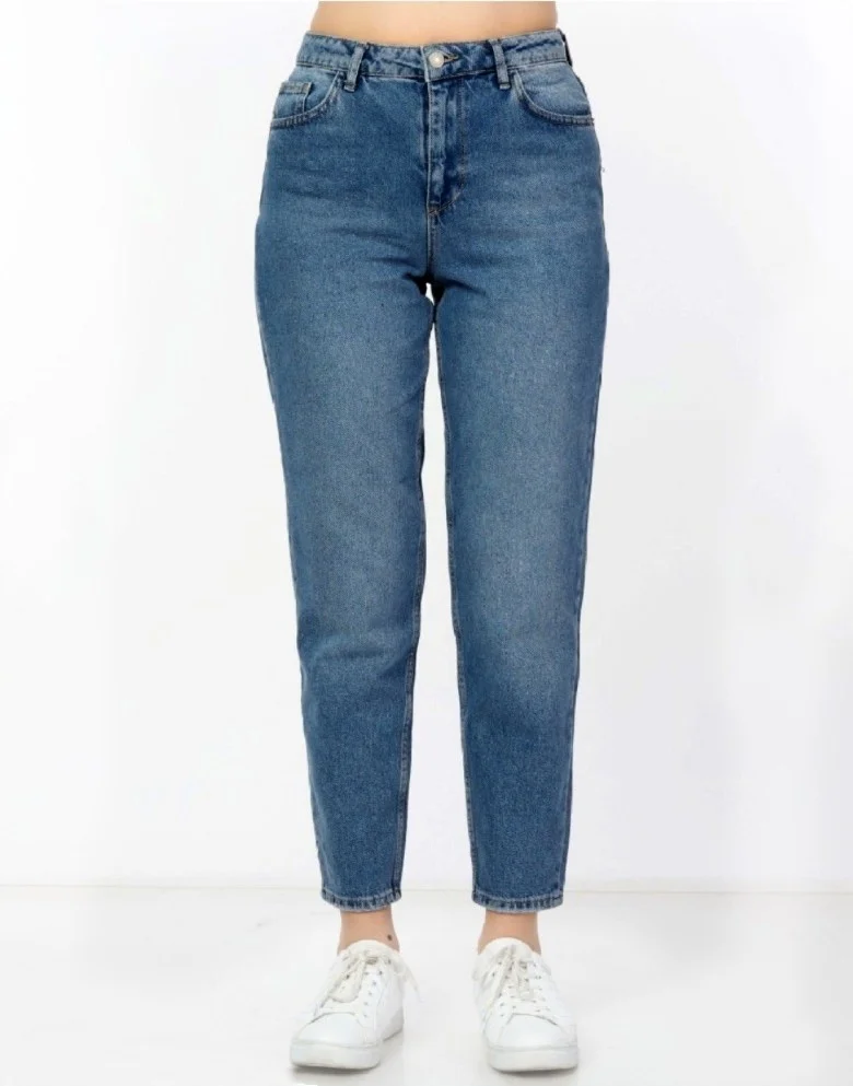 Cedy Denim Women Mom High Waist Boyfriend Jean C599