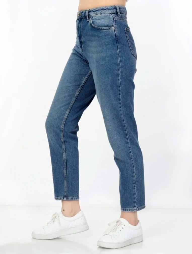 Cedy Denim Women Mom High Waist Boyfriend Jean C599