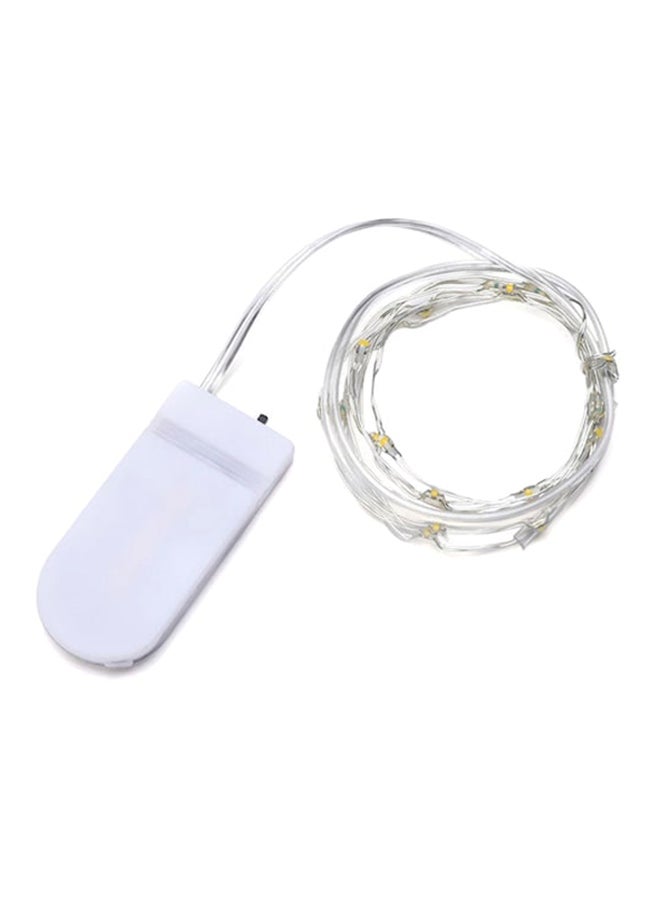 NIBEMINENT LED String Light For Christmas White 1meter - Image 1