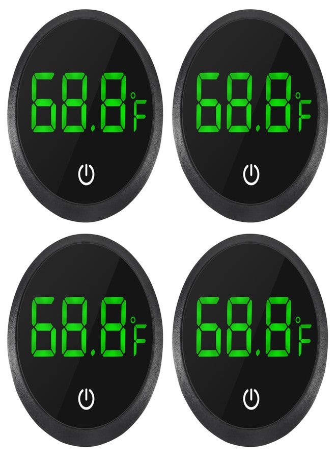 ACEIRMC 4pcs Fish Tank Digital Thermometer Accurate LED Display to ±0.9°F Tank Thermometer Aquarium Temperature Measurement Suitable for Fish, Axolotl, Turtle or Aquatic - Image 1