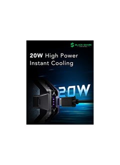 BLACK SHARK Black Shark Fun Cooler 3 Pro Cell Phone Cooler, 20W Power Fast Cooling Mobile Phone Radiator with in-Control  - Image 3