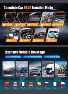هامزور NC610 obd2 الماسح الضوئي للسيارة الثقيلة شاحنة رمز القارئ أداة تشخيص الديزل وظيفة obdii الكاملة 2 في 1 محرك السيارات والشاحنة ضوء واضح فحص خطأ أداة المسح التشخيصي  - Image 3