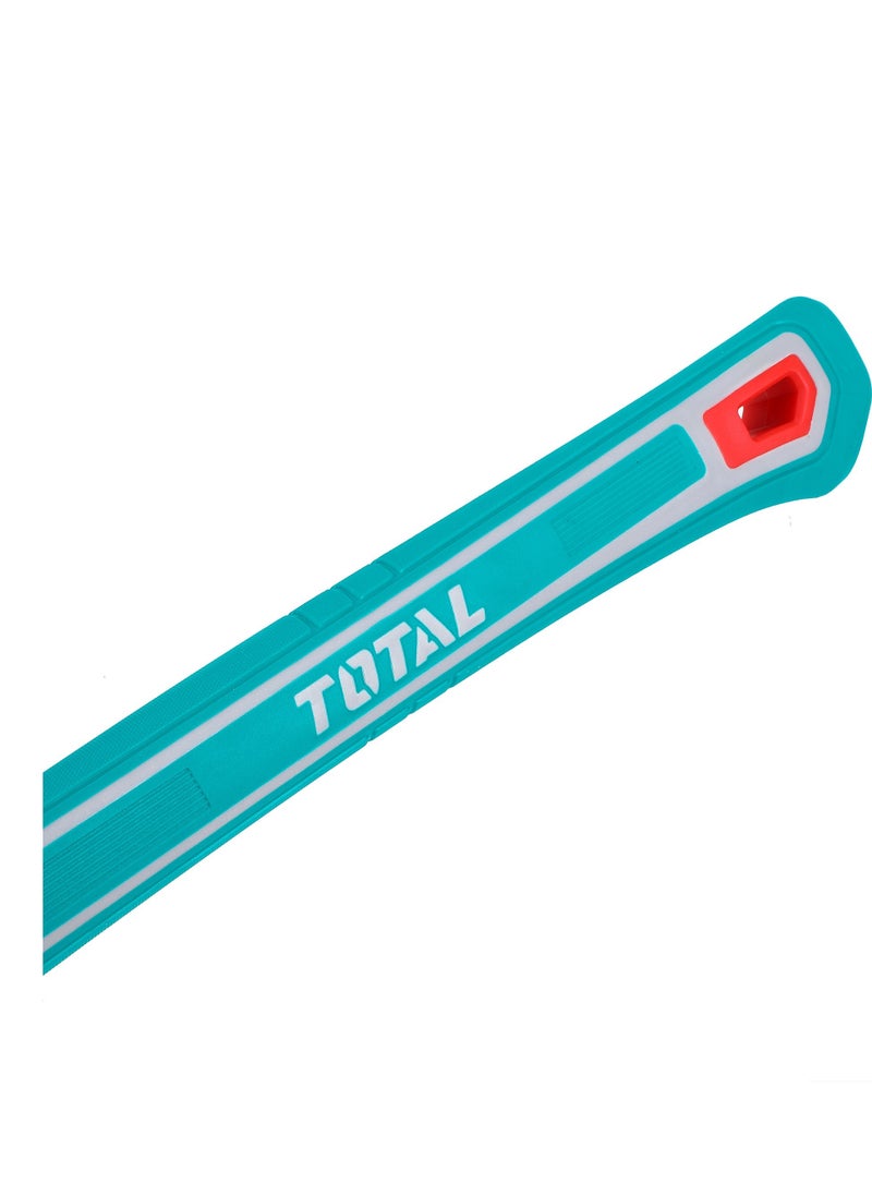 TOTAL Super Total Axe 1250g - Heavy-Duty Drop-Forged Axe Head, 45# Carbon Steel with Heat Treatment, Ergonomic Three-Color Fiberglass Handle for Comfortable Grip THAX061250  - Image 4