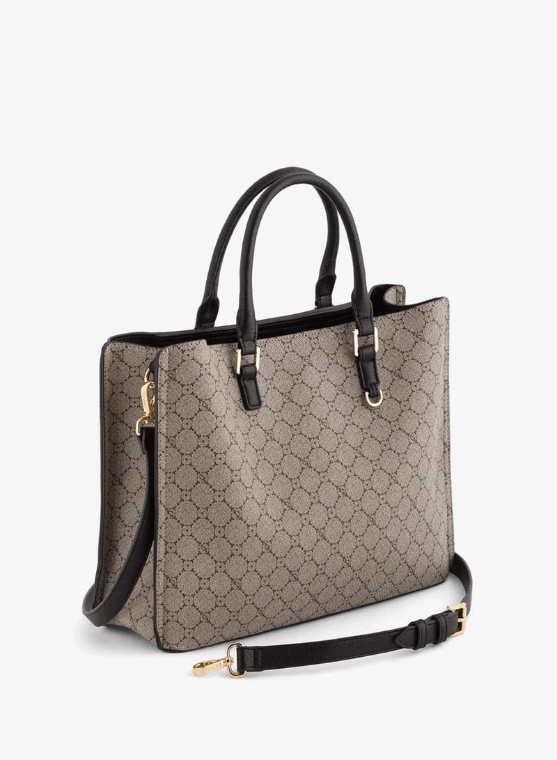 كاربيزا Women's Handbag Diana Taupe/Black