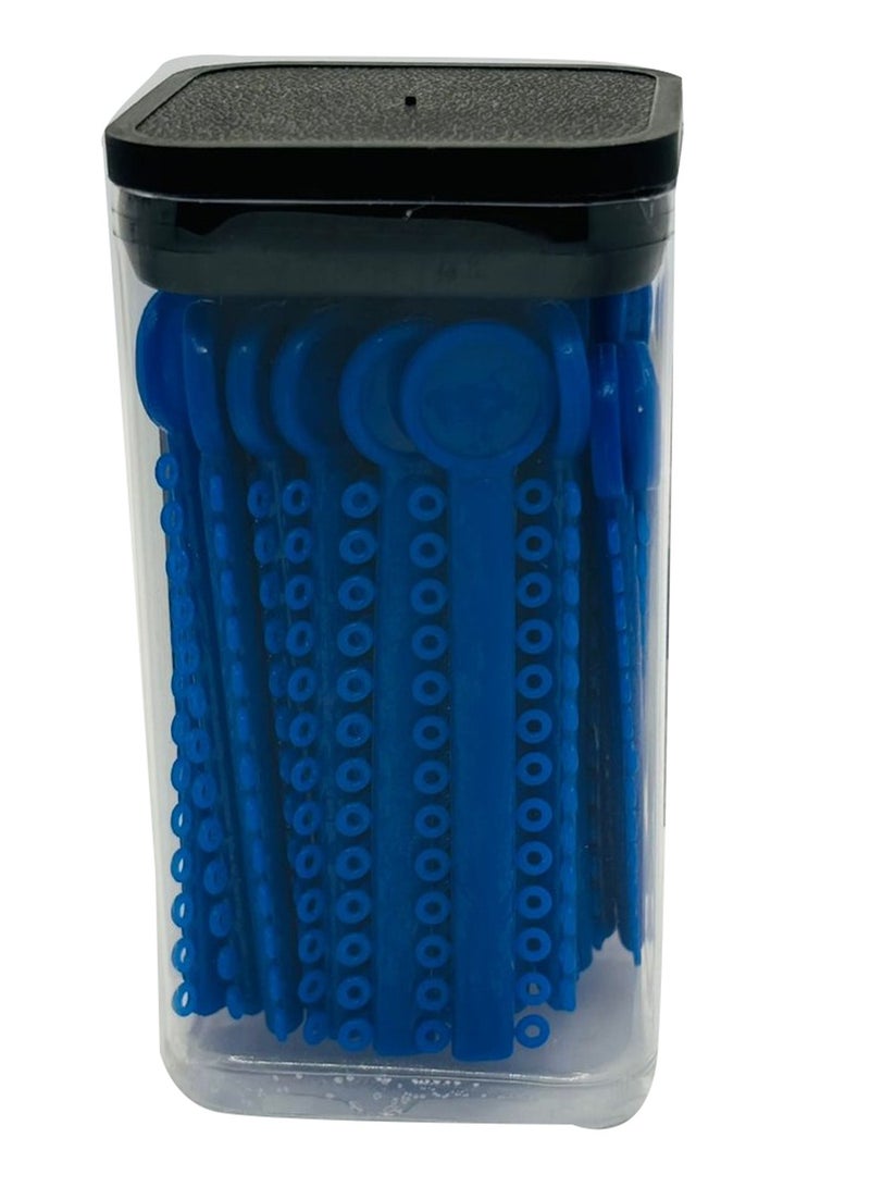 KME Ligature ties - Navy blue color - Image 2