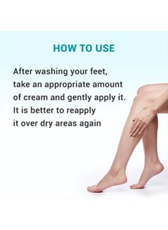 derma b Urea 9.8% Foot Cream for Dry Cracked Feet with Camellia Oil 2.7 Fl Oz, 80ml  - Image 5