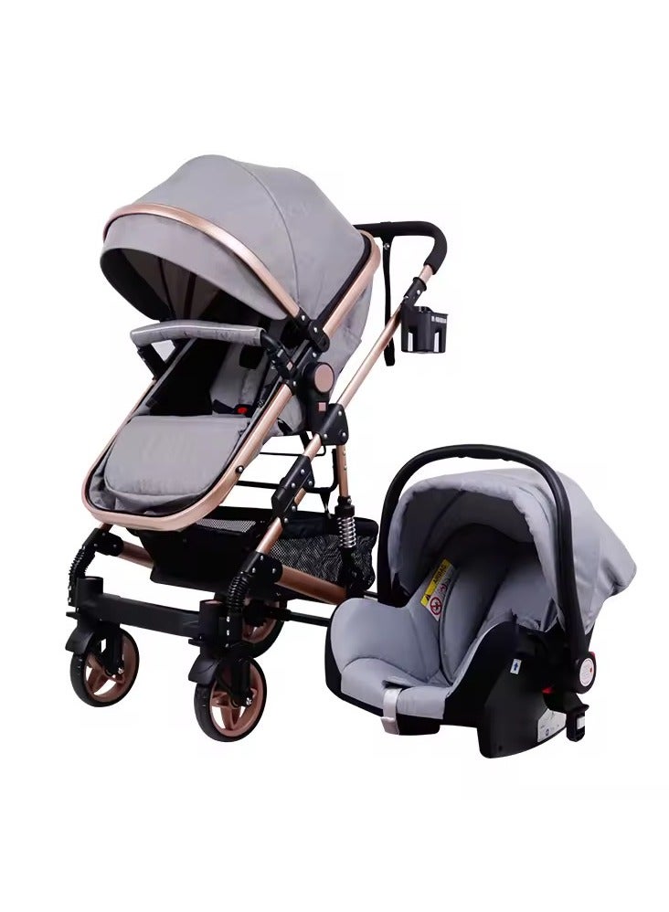 belecoo Multifunctional stroller, elegant and comfortable design for newborns to toddlers, Belco brand, specially made for dehkah.  - Image 2