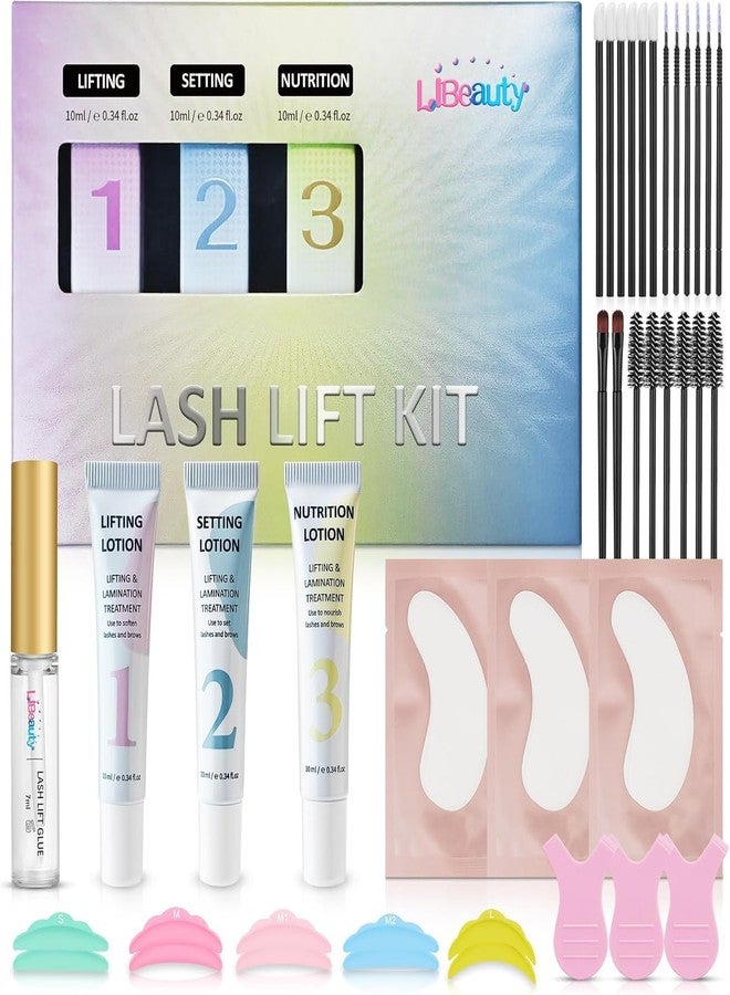 Libeauty Lash Lift Kit, Brow Lamination Kit, Lash Perm Kit, Eyelash Perm Tube Design, Precise Control, Convenient Storage, Simple Operation, Suitable For Home And Salon - Image 1