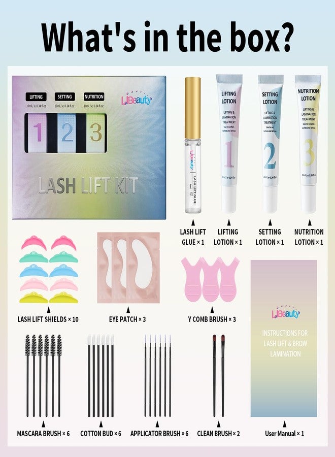Libeauty Lash Lift Kit, Brow Lamination Kit, Lash Perm Kit, Eyelash Perm Tube Design, Precise Control, Convenient Storage, Simple Operation, Suitable For Home And Salon - Image 4