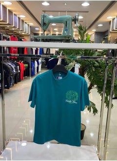 BLUE MAX COTTON Men's Round T-shirt printed  - Image 1